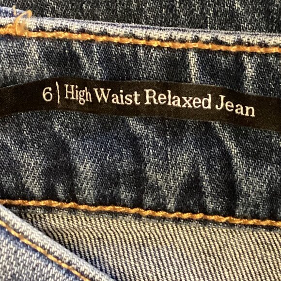 Talbots Women's High Waist Relaxed Blue Denim Jeans Size 6 - Picture 10 of 11